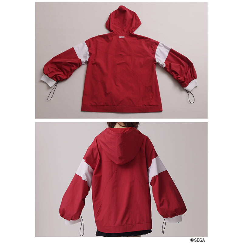 (Goods - Outerwear) Sonic the Hedgehog x Favorite Collab * Knuckles - Powerful Echidna Hooded Jacket with Convertible Sleeves