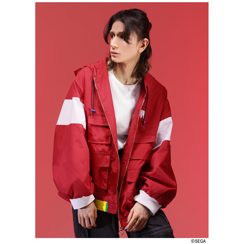 (Goods - Outerwear) Sonic the Hedgehog x Favorite Collab * Knuckles - Powerful Echidna Hooded Jacket with Convertible Sleeves