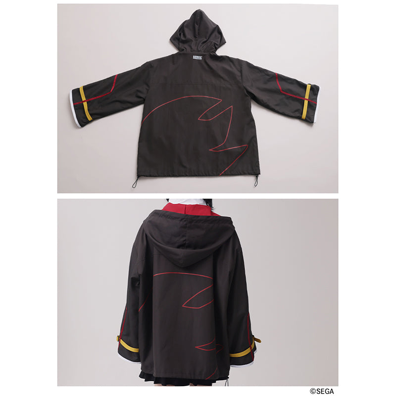 (Goods - Outerwear) Sonic the Hedgehog x Favorite Collab * Shadow - Black Hedgehog Hooded Blouson with Detachable Sleeve Belts