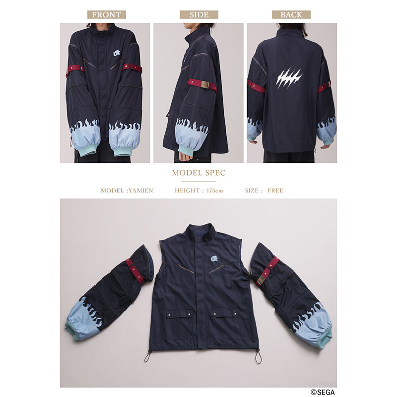 (Goods - Outerwear) Sonic the Hedgehog x Favorite Collab * Werehog - Dark of Night 2-Way jacket with Detachable Sleeves