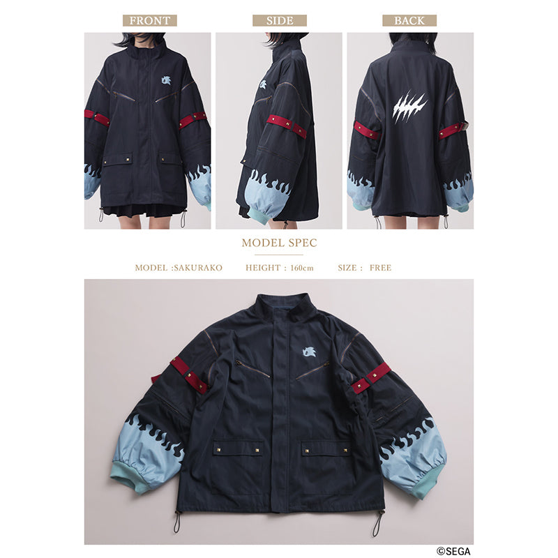 (Goods - Outerwear) Sonic the Hedgehog x Favorite Collab * Werehog - Dark of Night 2-Way jacket with Detachable Sleeves