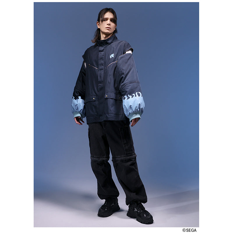 (Goods - Outerwear) Sonic the Hedgehog x Favorite Collab * Werehog - Dark of Night 2-Way jacket with Detachable Sleeves
