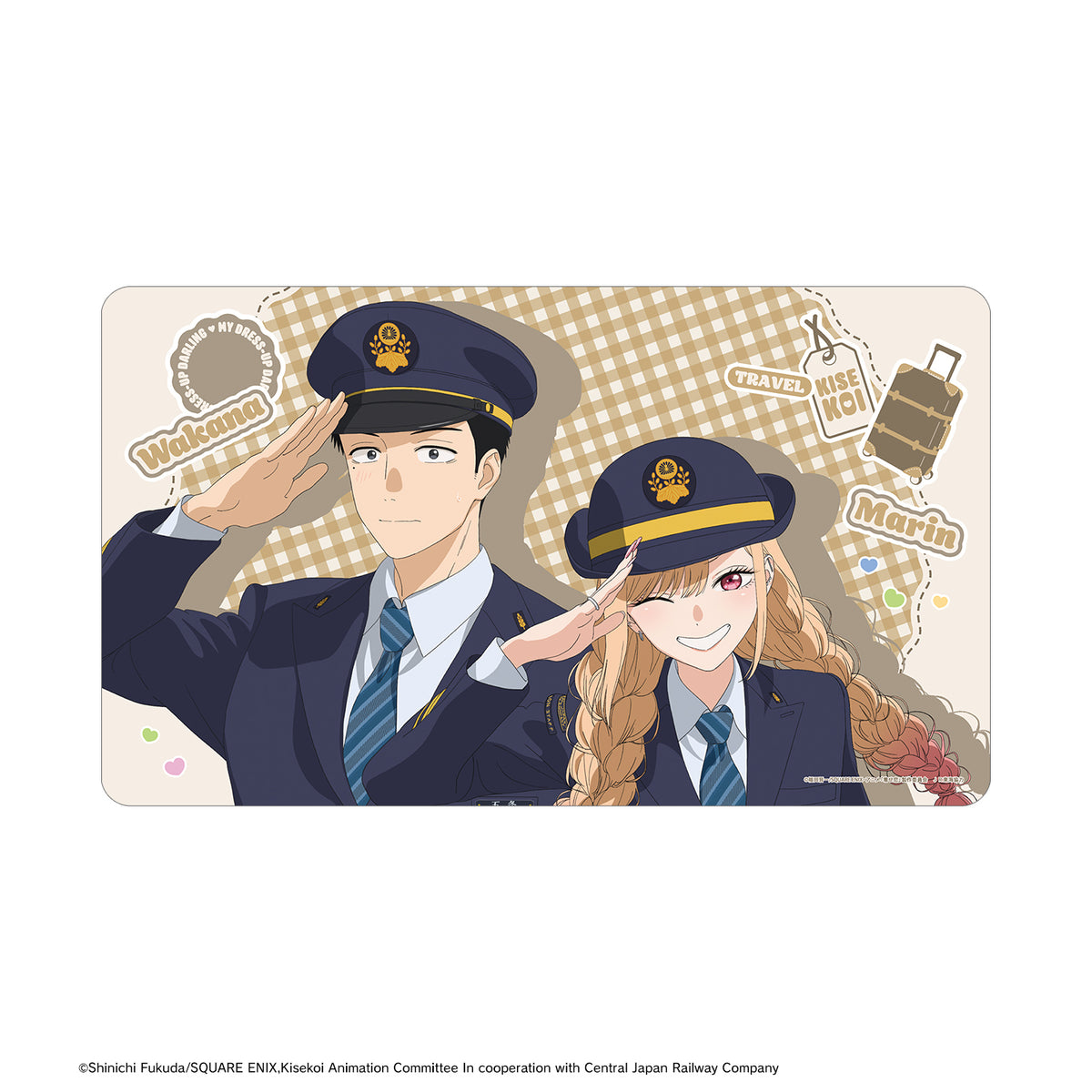 (Goods - Mat) TV Anime - My Dress-Up Darling Season 2 Exclusive Art Marin Kitagawa & Wakana Gojo Station Staff ver. Multi-purpose Desk Mat