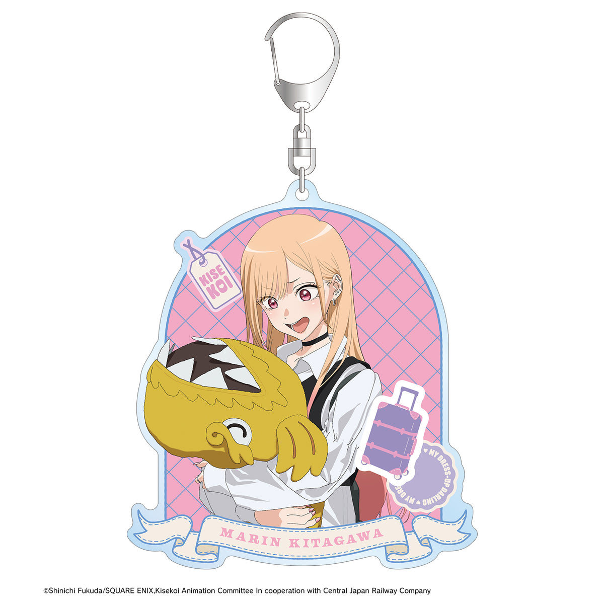 (Goods - Keychain) TV Anime - My Dress-Up Darling Season 2 Exclusive Art Marin Kitagawa Claw Machinever. BIG Acrylic Keychain
