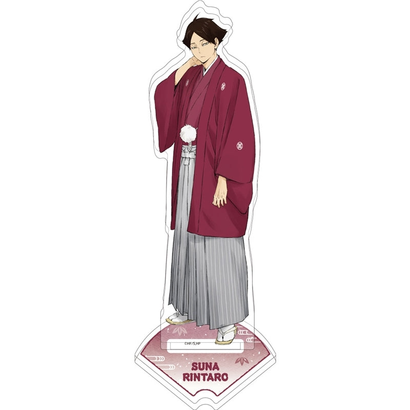 (Goods - Stand Pop) Haikyu!! Acrylic Stand Rintaro Suna Karasuno/Inarizaki New Year Ver.