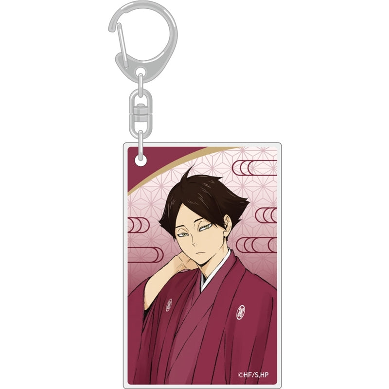 (Goods - Key Chain) Haikyu!! Acrylic Key Chain Rintaro Suna Karasuno/Inarizaki New Year Ver.