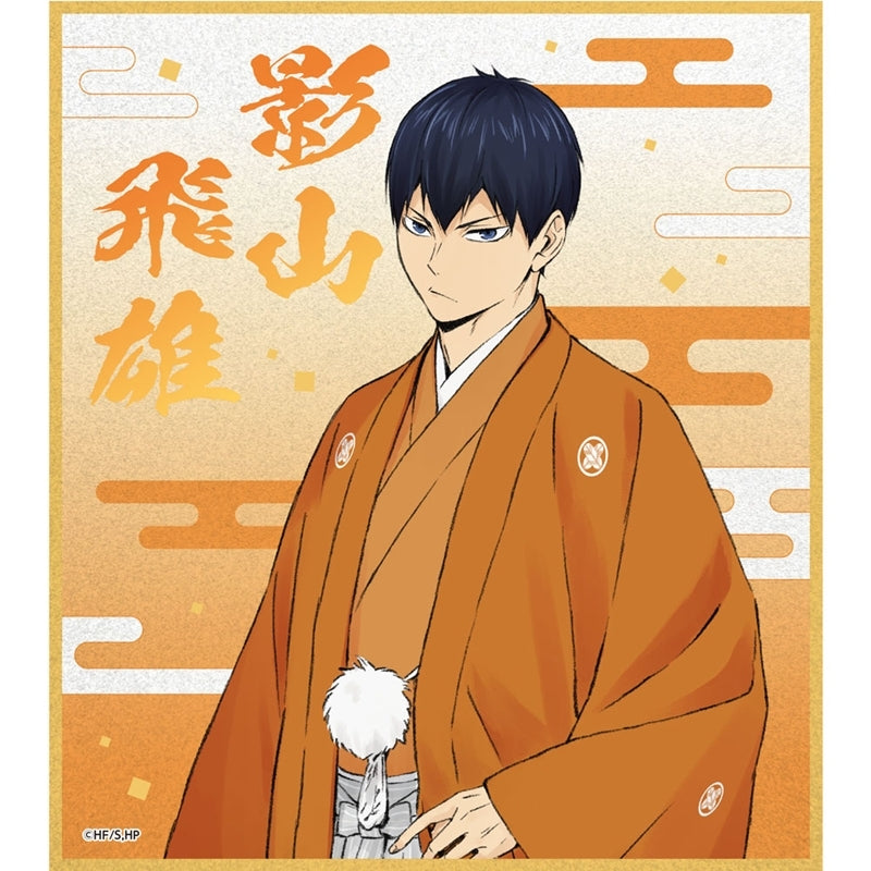(Goods - Art Board) Haikyu!! Glitter Acrylic Art Board Tobio Kageyama Karasuno/Inarizaki New Year Ver.