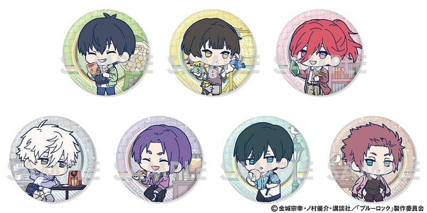 (1BOX=7)(Goods - Badge) Blue Lock Chibi Trading Button Badge ~Let's Go Out! 2~