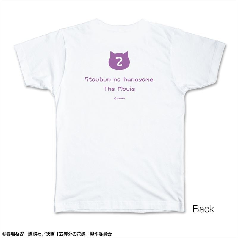 (Goods - Shirt) The Quintessential Quintuplets Movie T-shirt XL Size Design 02 (Nino Nakano/Cat Ears Maid ver.)(feat. Exclusive Art)