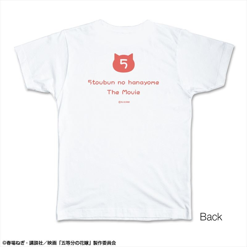 (Goods - Shirt) The Quintessential Quintuplets Movie T-shirt XL Size Design 05 (Itsuki Nakano/Cat Ears Maid ver.)(feat. Exclusive Art)