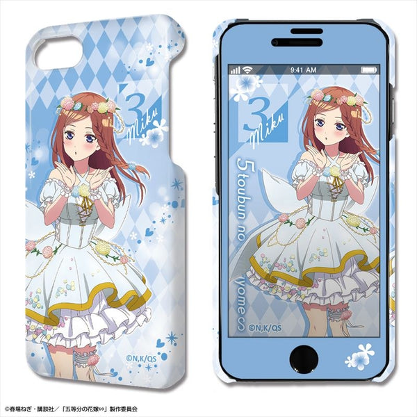 (Goods - Cell Phone Accessory) The Quintessential Quintuplets∽ DezaJacket iPhone SE (2nd generation)/8/7/6/6s Case & Protector Sheet Design 03 (Miku Nakano/Flower Fairy ver.)(feat. Exclusive Art)