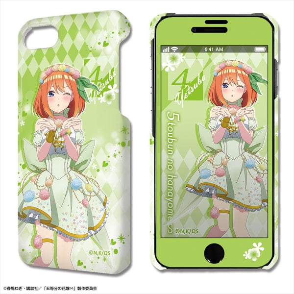 (Goods - Cell Phone Accessory) The Quintessential Quintuplets∽ DezaJacket iPhone SE (2nd generation)/8/7/6/6s Case & Protector Sheet Design 04 (Yotsuba Nakano/Flower Fairy ver.)(feat. Exclusive Art)