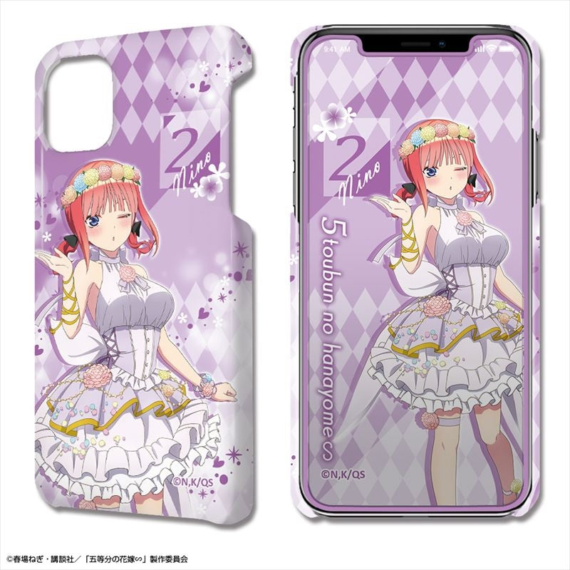 (Goods - Cell Phone Accessory) The Quintessential Quintuplets∽ DezaJacket iPhone 11 Case & Protector Sheet Design 02 (Nino Nakano/Flower Fairy ver.)(feat. Exclusive Art)
