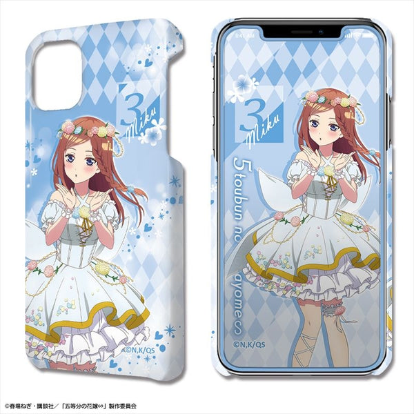 (Goods - Cell Phone Accessory) The Quintessential Quintuplets∽ DezaJacket iPhone 11 Case & Protector Sheet Design 03 (Miku Nakano/Flower Fairy ver.)(feat. Exclusive Art)