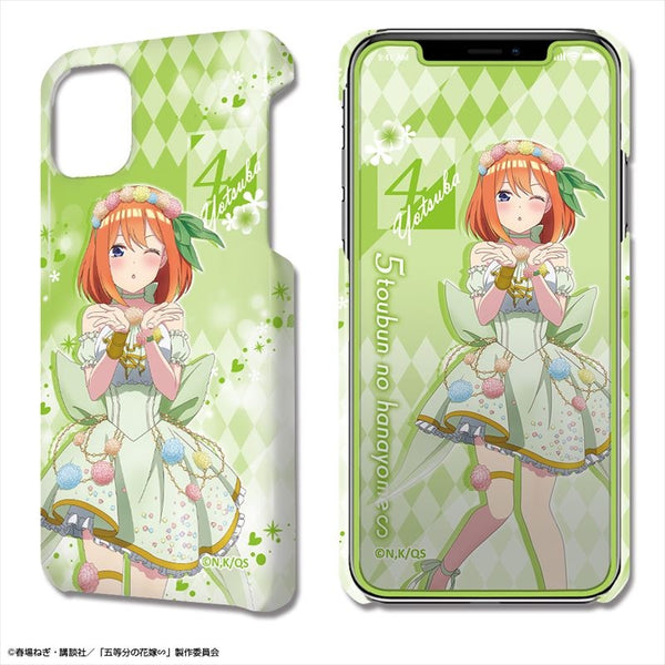 (Goods - Cell Phone Accessory) The Quintessential Quintuplets∽ DezaJacket iPhone 11 Case & Protector Sheet Design 04 (Yotsuba Nakano/Flower Fairy ver.)(feat. Exclusive Art)