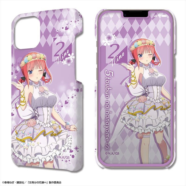(Goods - Cell Phone Accessory) The Quintessential Quintuplets∽ DezaJacket iPhone 13 Case & Protector Sheet Design 02 (Nino Nakano/Flower Fairy ver.)(feat. Exclusive Art)