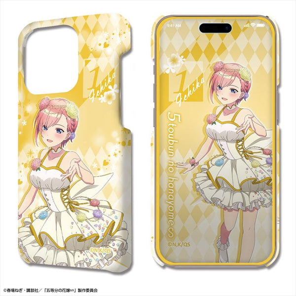 (Goods - Cell Phone Accessory) The Quintessential Quintuplets∽ DezaJacket iPhone 14 Pro Case & Protector Sheet Design 01 (Ichika Nakano/Flower Fairy ver.)(feat. Exclusive Art)