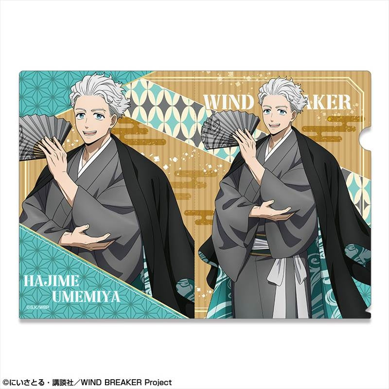 (Goods - Clear File) TV Anime WIND BREAKER Clear File Design 03 (Umemiya Hajime/Retro Modern ver.) (feat. Exclusive Art)