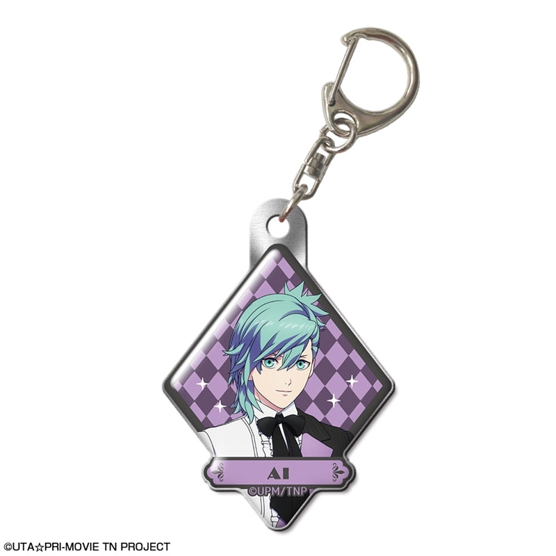 (Goods - Keychain) Uta no Prince-sama The Movie TABOO NIGHT XXXX Pukutto Metal Keychain Design 03 (Mikaze Ai)