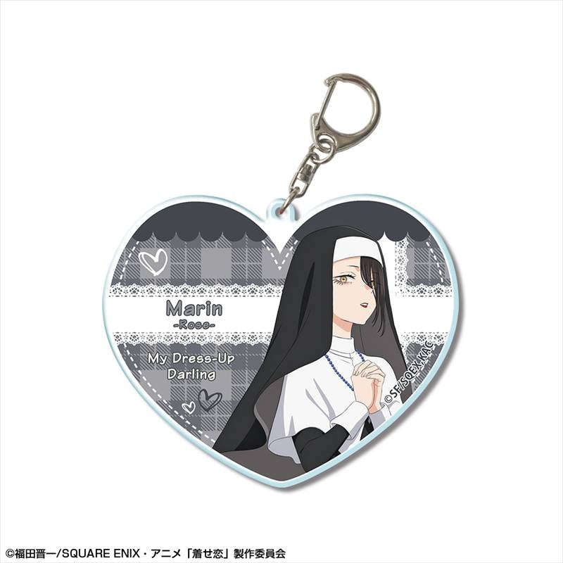 (Goods - Keychain) TV Anime - My Dress-Up Darling Season 2 BIG Acrylic Keychain Design 04 (Marin (Rose))
