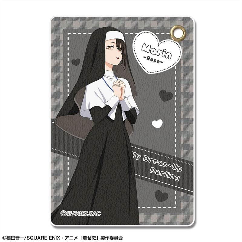 (Goods - Pass Case) TV Anime - My Dress-Up Darling Season 2 Leather Pass Case Design 04 (Marin (Rose))