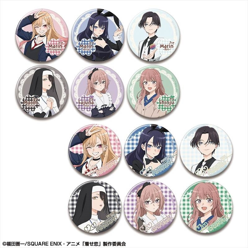 (1BOX=12)(Goods - Badge) TV Anime - My Dress-Up Darling Season 2 Set of 12 Trading Button Badge