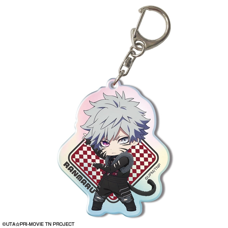 (Goods - Keychain) Uta no Prince-sama The Movie TABOO NIGHT XXXX IridescentAcrylic Keychain Design 02 (Ranmaru Kurosaki)