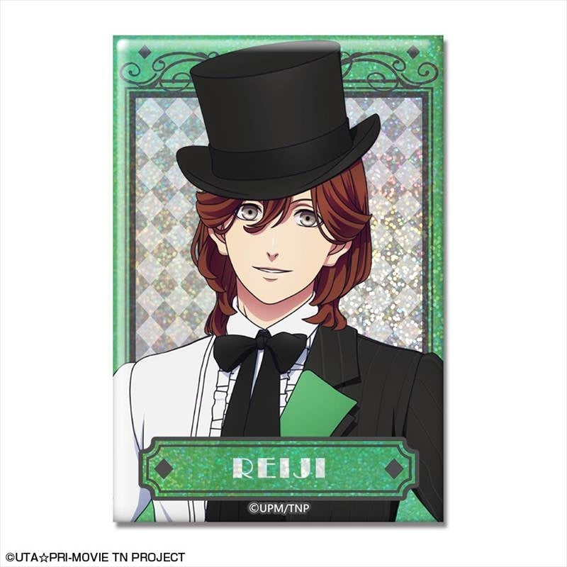 (Goods - Badge) Uta no Prince-sama the Movie TABOO NIGHT XXXX Holographic Button Badge Design 01 (Reiji Kotobuki)