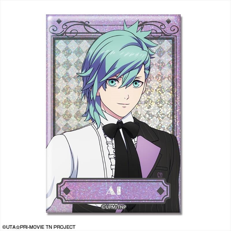(Goods - Badge) Uta no Prince-sama the Movie TABOO NIGHT XXXX Holographic Button Badge Design 03 (Mikaze Ai)