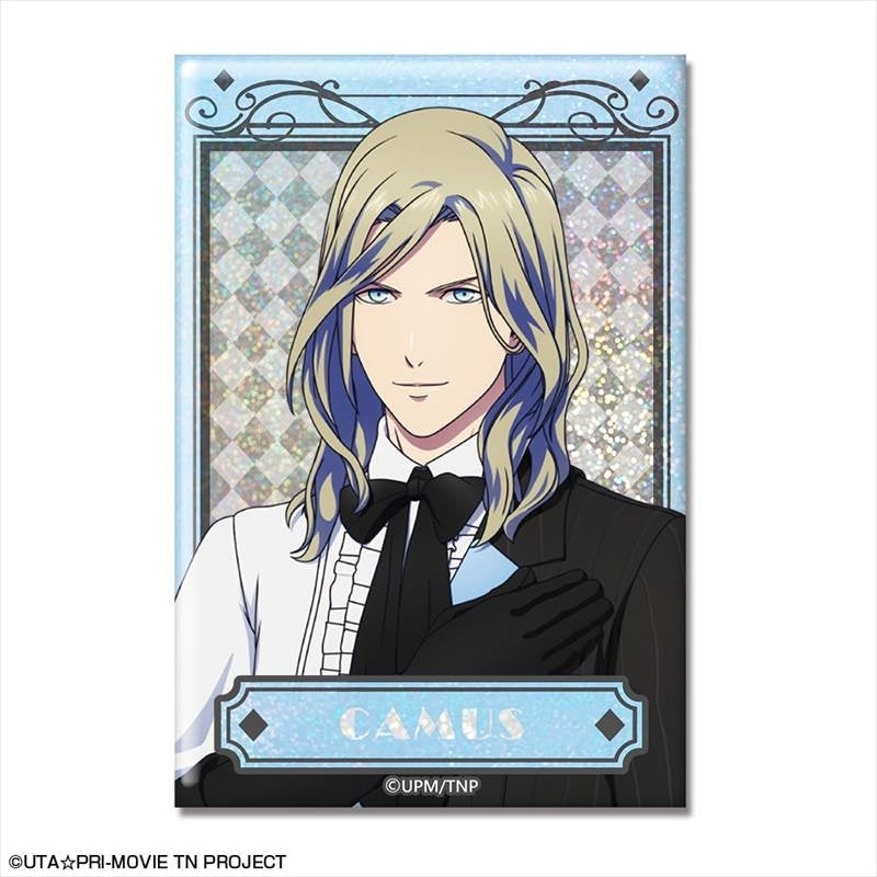 (Goods - Badge) Uta no Prince-sama the Movie TABOO NIGHT XXXX Holographic Button Badge Design 04 (Camus)