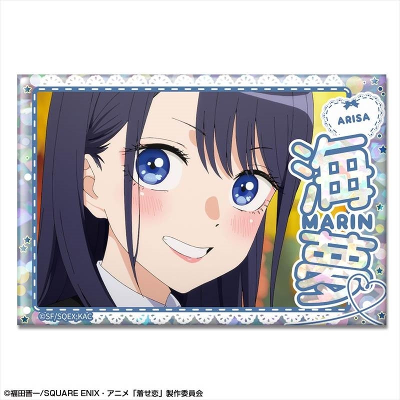 (Goods - Badge) TV Anime - My Dress-Up Darling Season 2 Holographic Button Badge Design 08 (Marin (Arisa)/B)