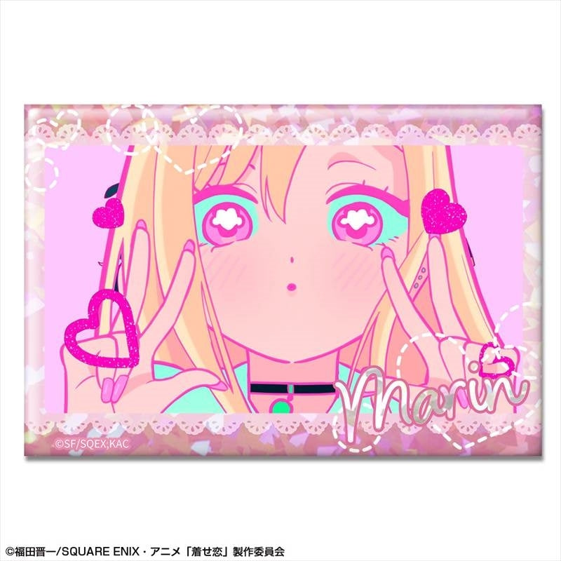 (Goods - Badge) TV Anime - My Dress-Up Darling Season 2 Holographic Button Badge Ending Ver. Design 02 (Marin Kitagawa/B)