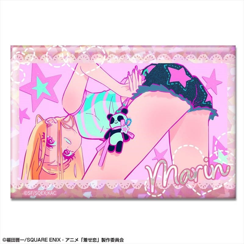 (Goods - Badge) TV Anime - My Dress-Up Darling Season 2 Holographic Button Badge Ending Ver. Design 03 (Marin Kitagawa/C)