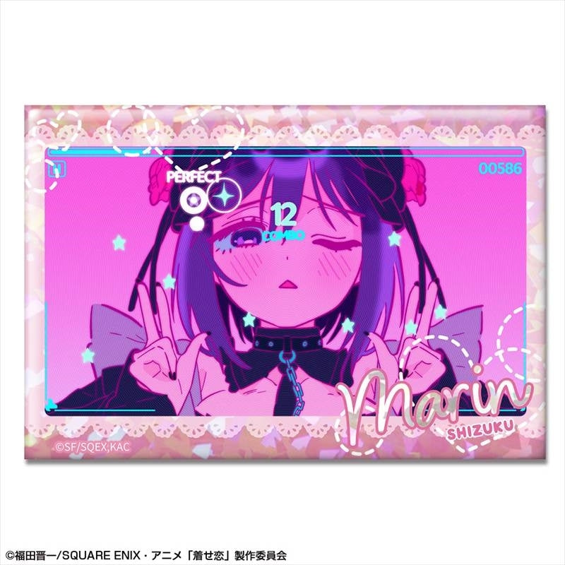 (Goods - Badge) TV Anime - My Dress-Up Darling Season 2 Holographic Button Badge Ending Ver. Design 04 (Marin (Shizuku ))