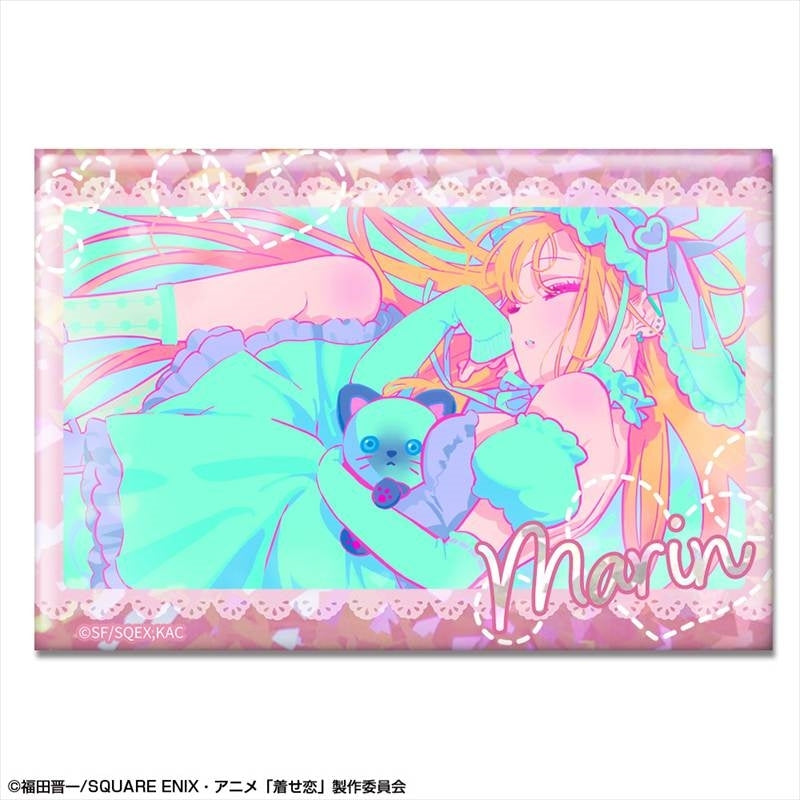 (Goods - Badge) TV Anime - My Dress-Up Darling Season 2 Holographic Button Badge Ending Ver. Design 06 (Marin Kitagawa/E)