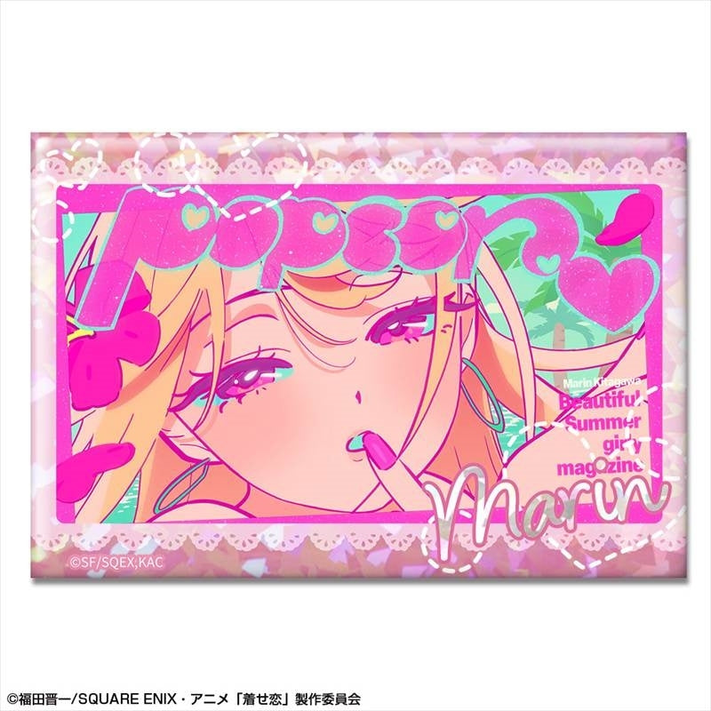 (Goods - Badge) TV Anime - My Dress-Up Darling Season 2 Holographic Button Badge Ending Ver. Design 09 (Marin Kitagawa/H)