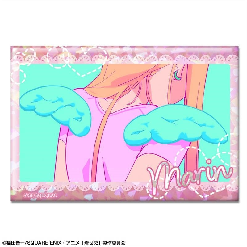 (Goods - Badge) TV Anime - My Dress-Up Darling Season 2 Holographic Button Badge Ending Ver. Design10 (Marin Kitagawa/I)