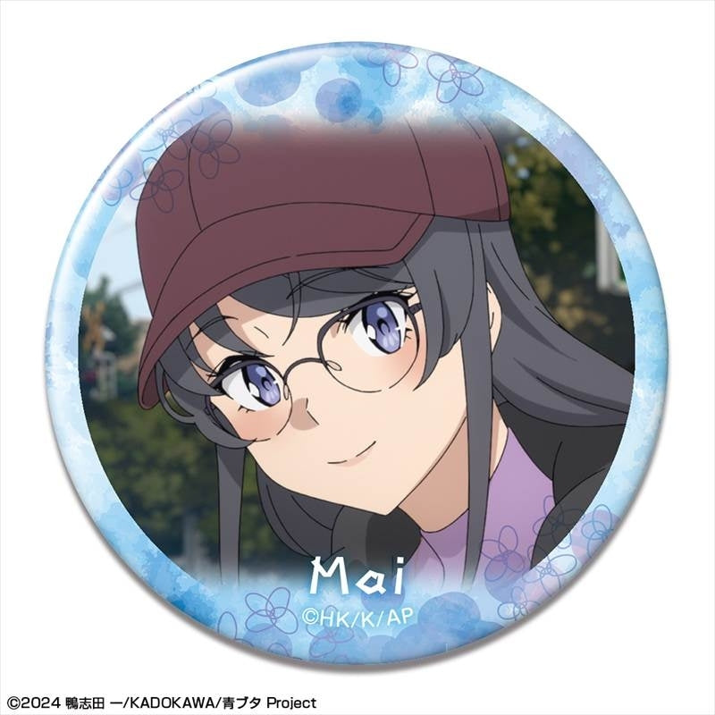 (Goods - Badge) Rascal Does Not Dream of Santa Claus Button Badge Design 07 (Mai Sakurajima/G)
