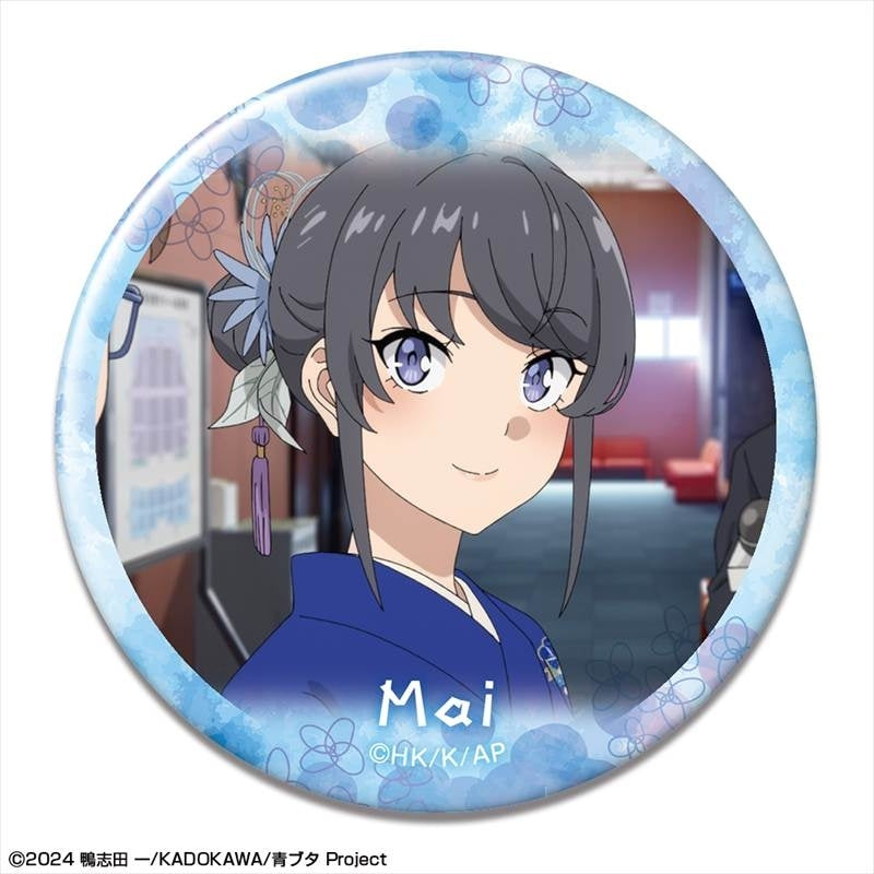 (Goods - Badge) Rascal Does Not Dream of Santa Claus Button Badge Design 11 (Mai Sakurajima/K)