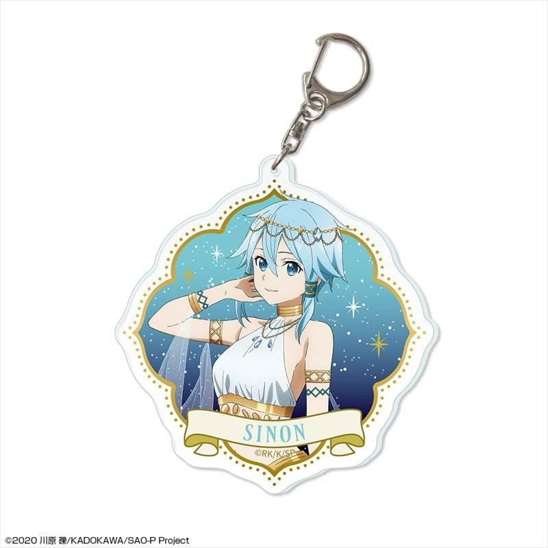 (Goods - Keychain) Sword Art Online Big Acrylic Keychain Design 03 (Shinon/Dancer ver.) (feat. Exclusive Art)