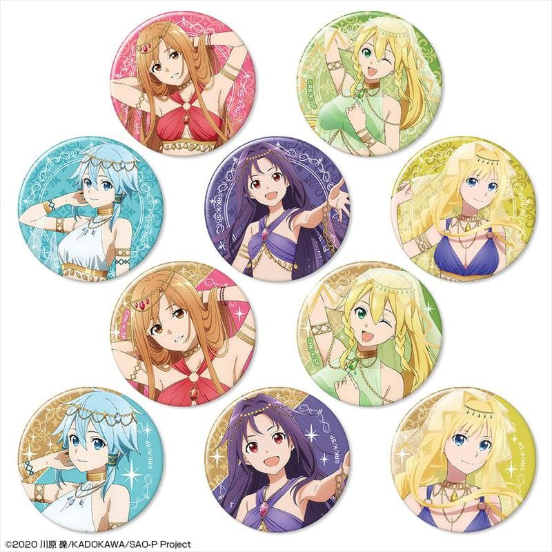 (Goods - Badge) Sword Art Online Set of 10 Trading Button Badge (Dancer ver.) (feat. Exclusive Art)