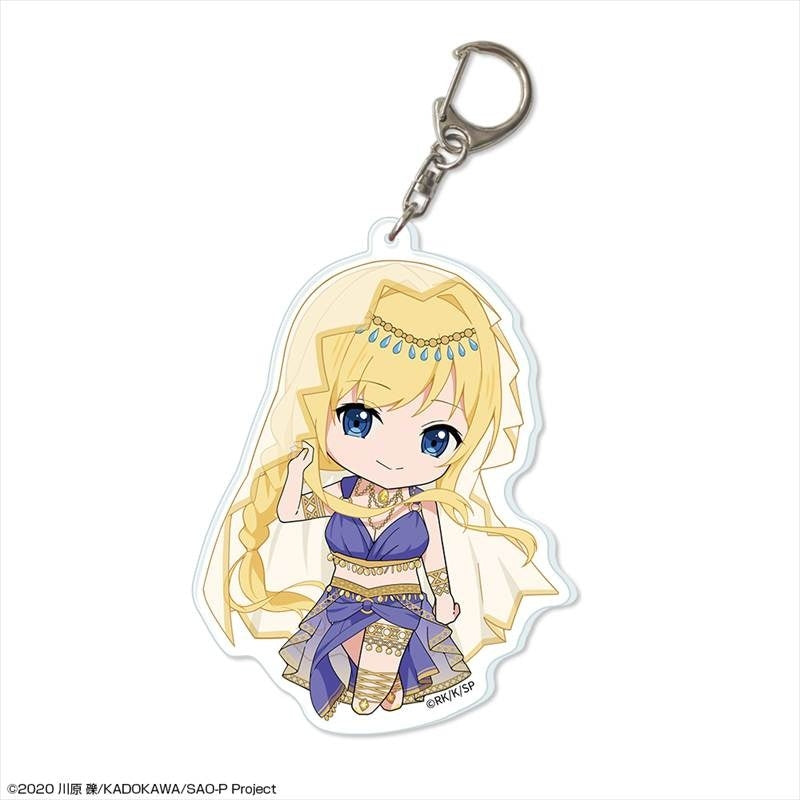 (Goods - Keychain) Sword Art Online Big Acrylic Keychain Design 05 (Alice/Chibi Chara Dancer ver.)