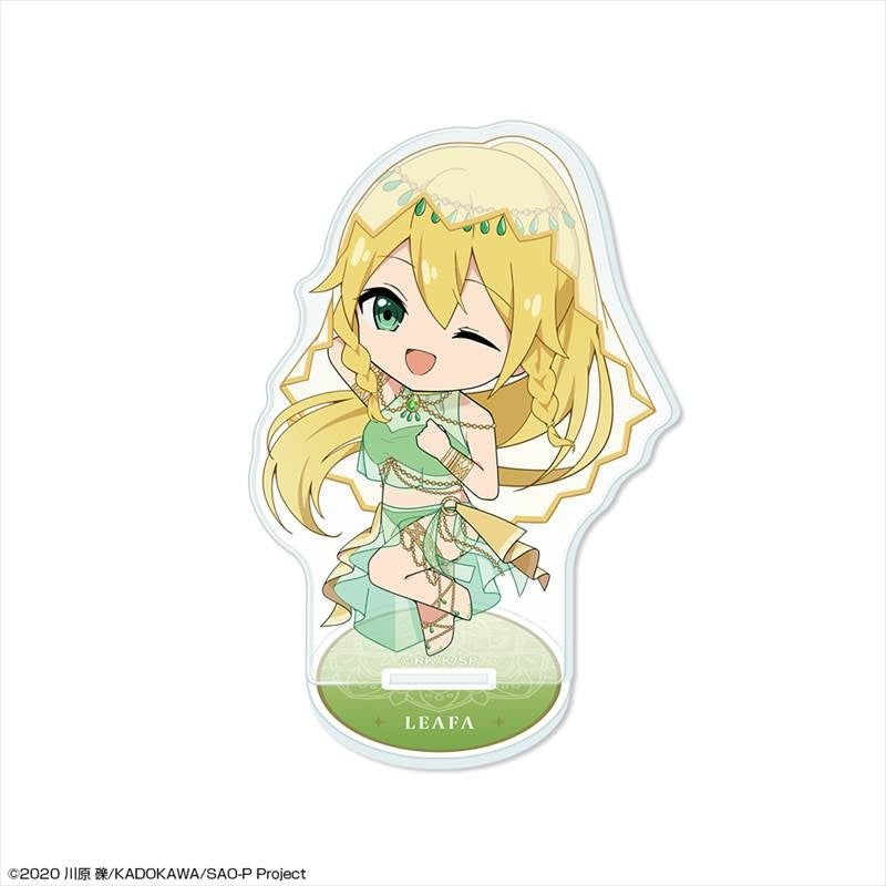 (Goods - Acrylic Stand) Sword Art Online Chibi Chara Acrylic Stand Design 02 (Leafa/Chibi Chara Dancer ver.)
