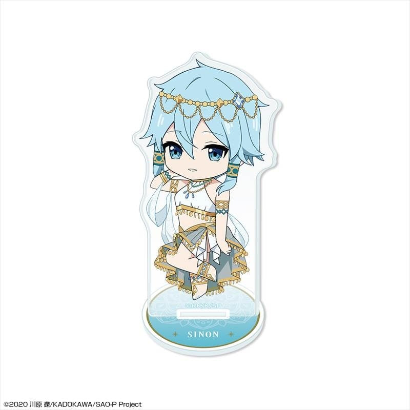 (Goods - Acrylic Stand) Sword Art Online Chibi Chara Acrylic Stand Design 03 (Shinon/Chibi Chara Dancer ver.)