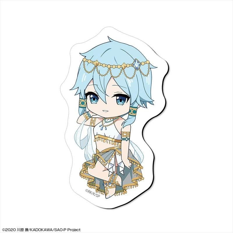 (Goods - Magnet) Sword Art Online Magnet Sheet Design 03 (Shinon/Chibi Chara Dancer ver.)