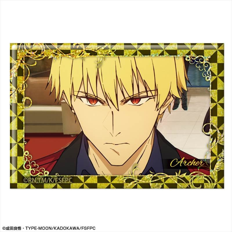 (Goods - Badge) TV Anime Fate/strange Fake Holographic Button Badge Design 07 (Archer/A)