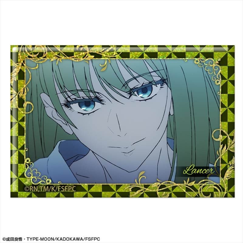 (Goods - Badge) TV Anime Fate/strange Fake Holographic Button Badge Design 10 (Lancer/A)