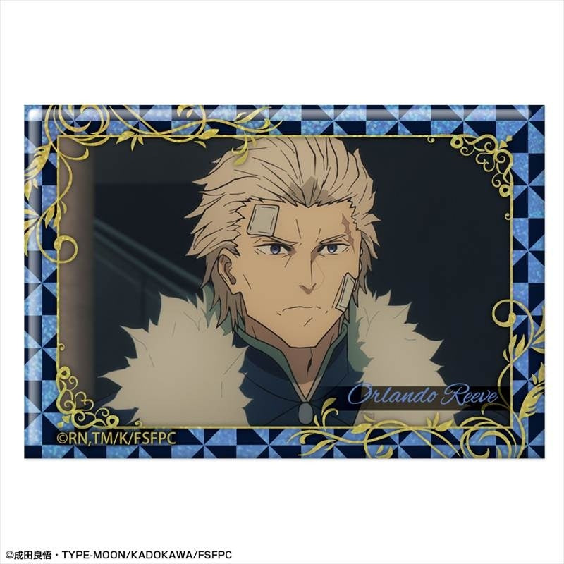 (Goods - Badge) TV Anime Fate/strange Fake Holographic Button Badge Design 13 (Orlando Reeve)
