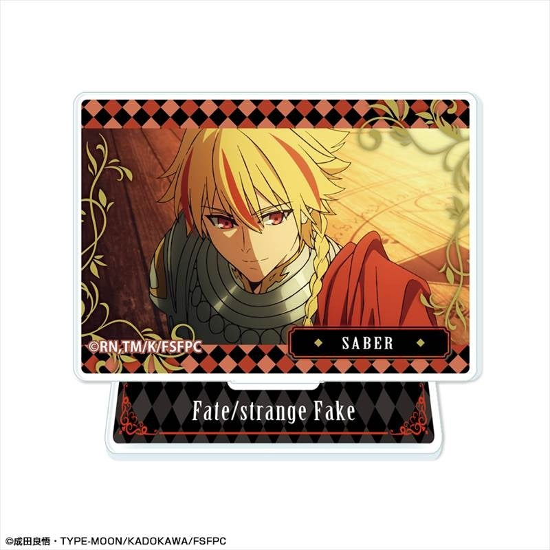 (Goods - Acrylic Stand) TV Anime Fate/strange Fake Mini Acrylic Stand Design 03 (Saber/A)