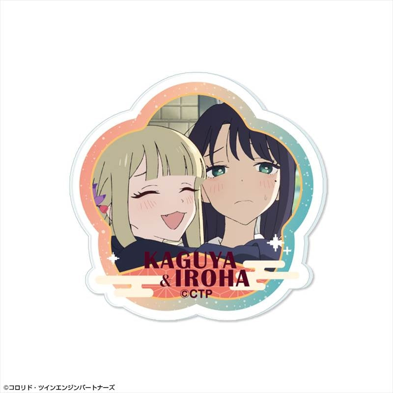 (Goods - Badge) Cosmic Princess Kaguya! Acrylic Badge Design18 (Kaguya & Iroha Sakayori/IRL)